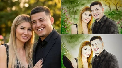 Handmade Custom Portrait Sand Art Video