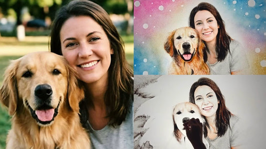 Handmade Custom Pet Portrait Sand Art Video