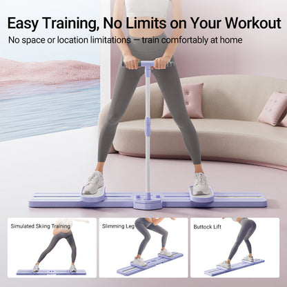 Apus Ski Trainer 3-in-1 Leg Exercise Machine Foldable & Portable Pelvic Muscle Hip Trainer