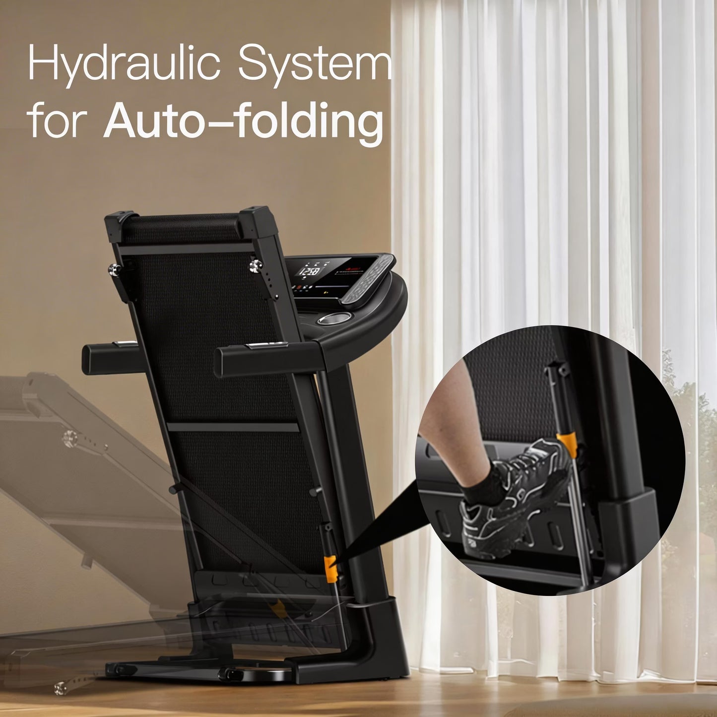 Apus U50 Foldable Smart Treadmill with Incline