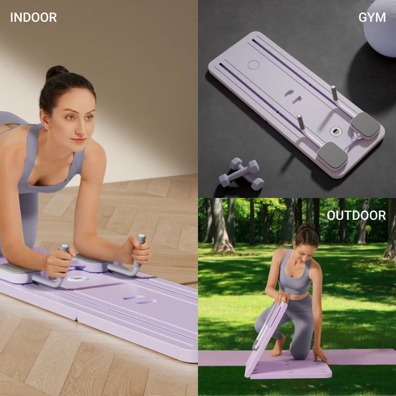 Apus 6-in-1 Portable Pilates Board Reformer