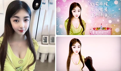 Handmade Custom Portrait Sand Art Video