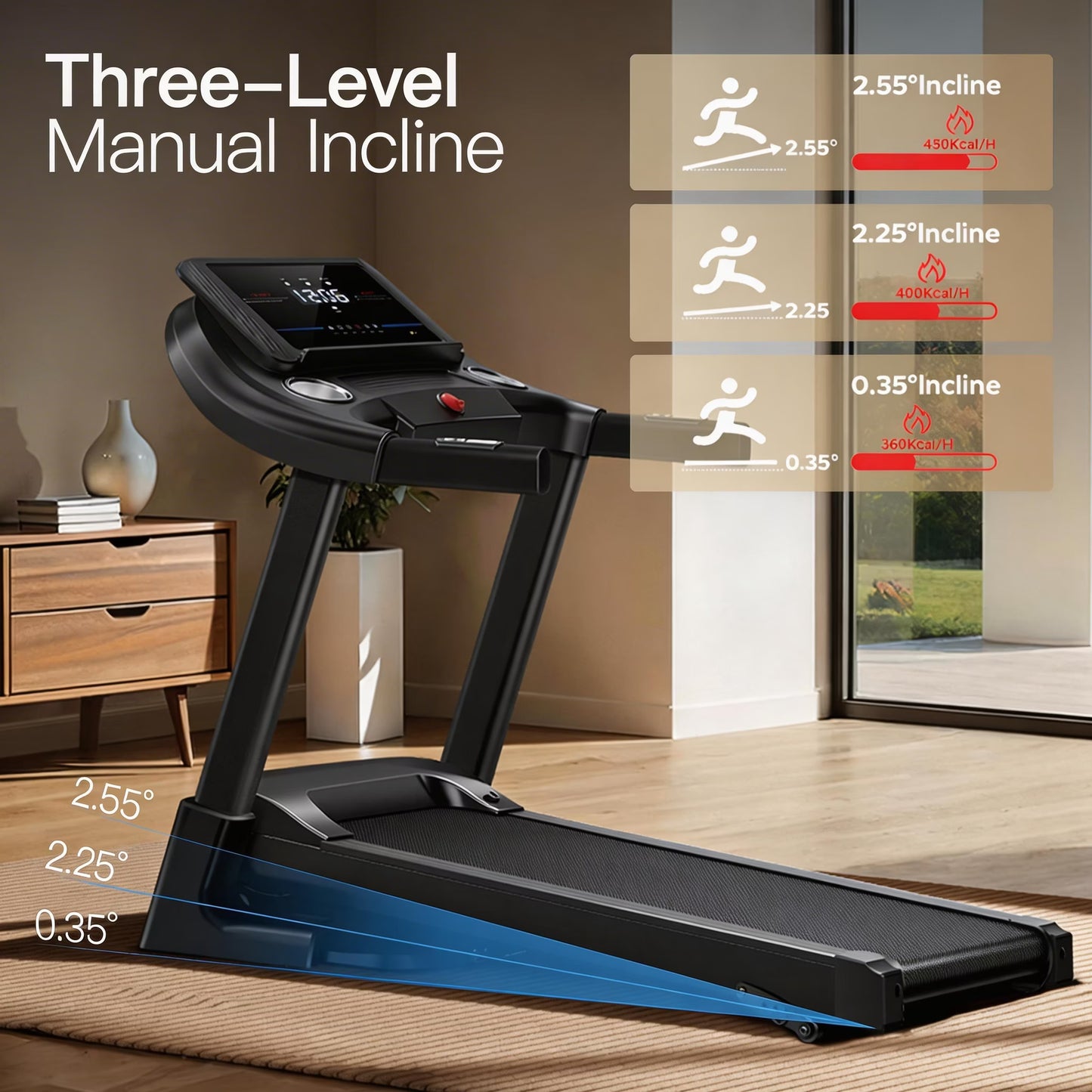 Apus U50 Foldable Smart Treadmill with Incline